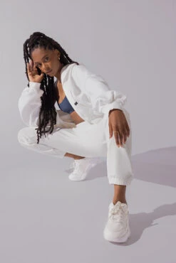 Cloud Rollover Sweatpant - White -Popflex Clothing Shop Cloud Sweatpants White 3033 0028 Edit