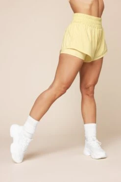 High Waisted Supershort - Buttercream -Popflex Clothing Shop CorsetBra 1021 Supershort FrenchButtercream 4012 00178 Edit