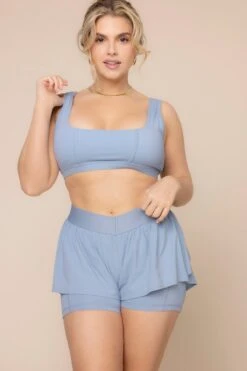 Corset Bra - Blue Storm -Popflex Clothing Shop CorsetBra Blue Storm 1021 03427