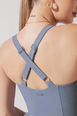 Corset Pirouette Dress - Blue Mist -Popflex Clothing Shop CorsetPirouetteDress BlueMist F1000 0276 Edit