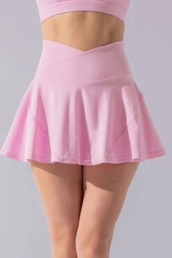 Crisscross Hourglass® Twirl Skort - Bubblegum -Popflex Clothing Shop Crisscross Hourglass Twirl Skort Bubblegum 6068 1601 Editcopy