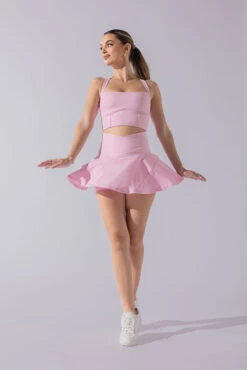 Crisscross Hourglass® Twirl Skort - Bubblegum -Popflex Clothing Shop Daphne Corset Crop Top Bubblegum 1047 1834 Editcopy