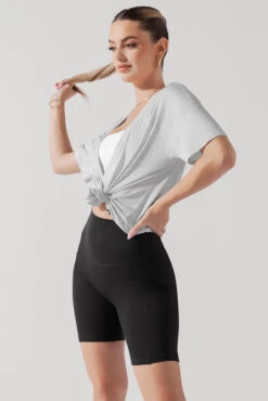 Daring Deep V Tee - Heather Grey 12 Daring Deep V Tee - Heather Grey -Popflex Clothing Shop DarlingDeepVTee HeatherGrey B1025 0067 Edit 2f31860a 33ef 45ad 83af 1184a7229efd