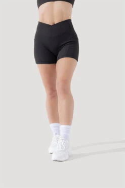 Crisscross Hourglass® Midi Shorts With Pockets (Ribbed) - Dark Charcoal 16 Crisscross Hourglass® Midi Shorts With Pockets (Ribbed) - Dark Charcoal -Popflex Clothing Shop Deep Darling Bra 1028 CCHG Midi Shorts Dark Charcoal Ribbed 4015 0551