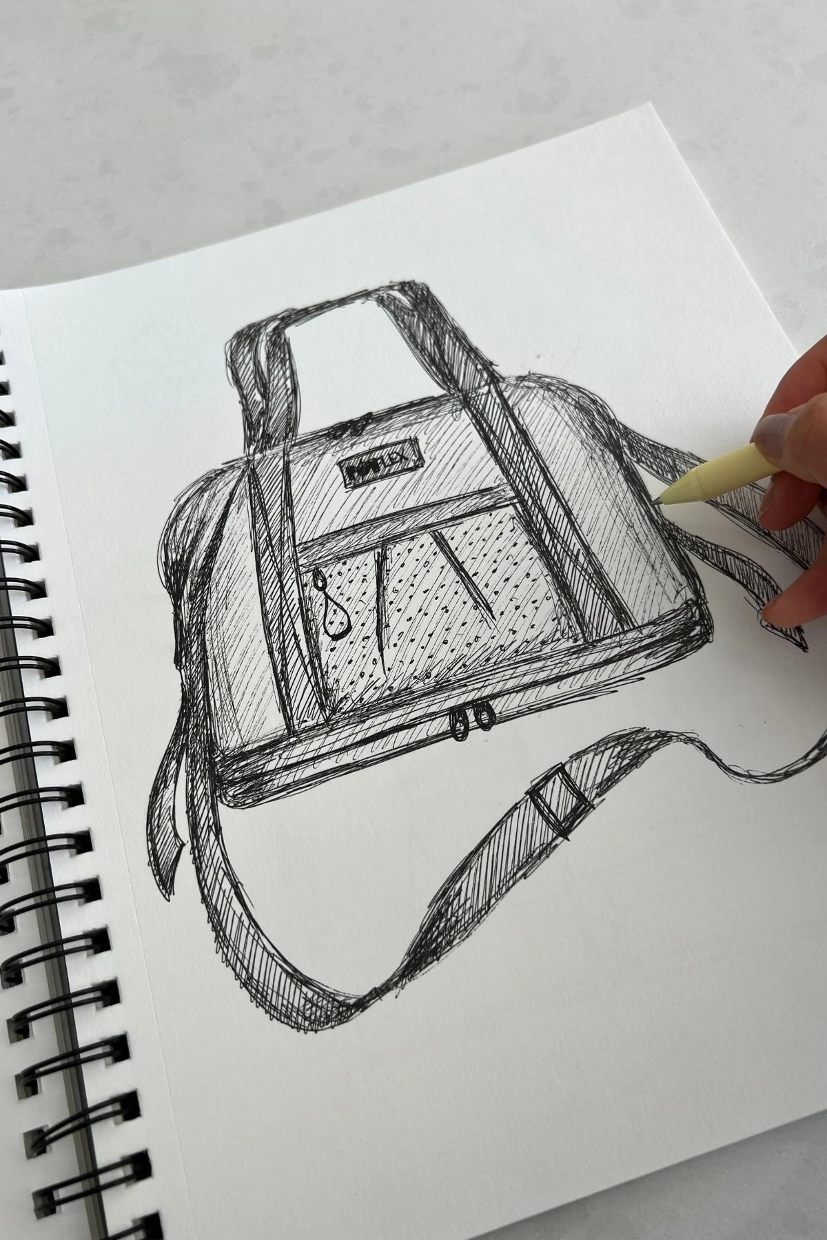 Ella Duffle - Blue Steel 3 Ella Duffle - Blue Steel - Image 3