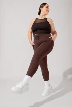 Cargo Leggings With Pockets (Pet Hair Resistant) - French Roast -Popflex Clothing Shop FRENCHROASTANTI CAMELTOECARGOLEGGINGFRENCHROASTANTI CAMELTOECARGOLEGGINGArleneOutfit5 0895 Edit 3f07b811 ca3d 4719 9ef7 976480a35e56