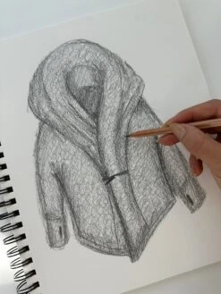 Faux Sherpa Cocoon Coat - Taupe -Popflex Clothing Shop FauxSherpaCocoonCoatSketchPopflex 6bc2f0aa 884d 40c4 b183 e53647557a12