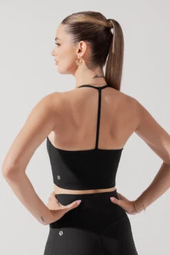 Flexy Crop Top - Black -Popflex Clothing Shop FlexyCrop Black A1010 0701 Edit