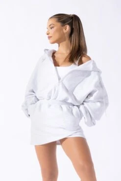 Game Day Dress - Heather Grey -Popflex Clothing Shop GameDayDress HeatherGrey 7009 1316