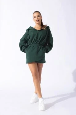 Game Day Dress - Game Time Green -Popflex Clothing Shop GameDayDress HunterGreen 7009 2909