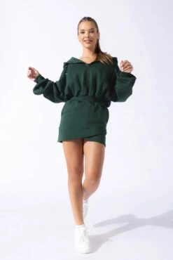 Game Day Dress - Game Time Green -Popflex Clothing Shop GameDayDress HunterGreen 7009 2913