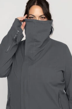 Heart Racer Moto Jacket - Raincloud -Popflex Clothing Shop Heart Racer Jacket Raincloud E1002 02295