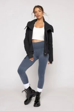 Heart Racer Moto Jacket - Black -Popflex Clothing Shop HeartRacerJacket Black E1002 02472