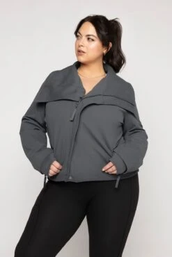 Heart Racer Moto Jacket - Raincloud -Popflex Clothing Shop HeartRacerJacket Raincloud E1002 02259