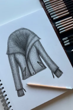 Heart Racer Moto Jacket - True Blue -Popflex Clothing Shop HeartRacerJacketSketchPopflex 1e43aace 6b7a 4ad5 b39f e05eee3f1607