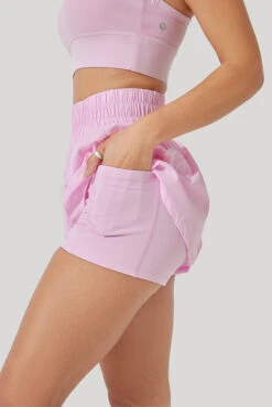High Waisted Supershort™ - Bubblegum -Popflex Clothing Shop High Waisted Supershort Bubblegum 4012 0277