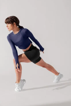 Crisscross Hourglass® Midi Short With Pockets - Black -Popflex Clothing Shop HourglassMidiShort Black D1001C 5 0055 Edit