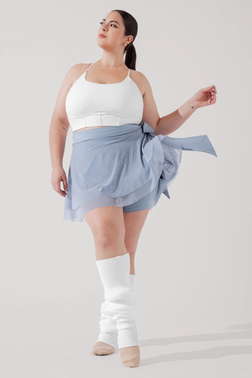 Juliet Wrap Skort - Blue Storm 1 Juliet Wrap Skort - Blue Storm