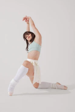 Juliet Wrap Skort - Coconut Cream -Popflex Clothing Shop JulietBalletSkort CoconutCream H1009 2755 Edit