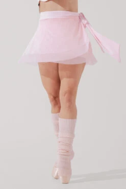 Juliet Wrap Skort - Petal Pink -Popflex Clothing Shop JulietBalletSkort PetalPink H1009 3255 Edit