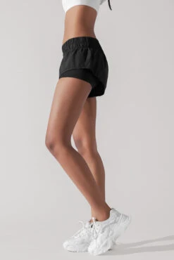 Low Rise Supershort™- Black -Popflex Clothing Shop LowWaistedSupershort Black D1003 0078 Edit