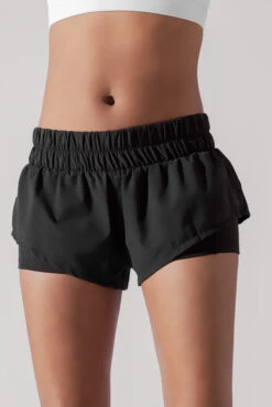 Low Rise Supershort™- Black -Popflex Clothing Shop LowWaistedSupershort Black D1003 0110 Edit 1