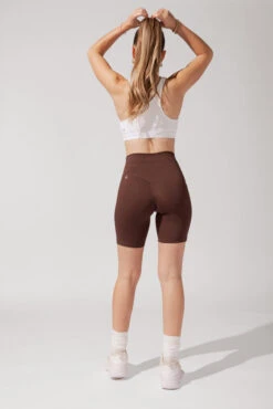 Cargo Biker Short With Pockets (Pet Hair Resistant) - Carob 14 Cargo Biker Short With Pockets (Pet Hair Resistant) - Carob -Popflex Clothing Shop OPF1542