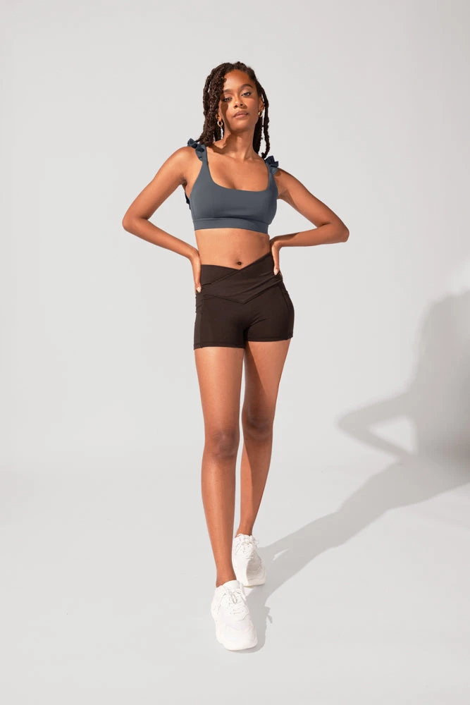 Crisscross Hourglass® Booty Short - Black 2 Crisscross Hourglass® Booty Short - Black - Image 2