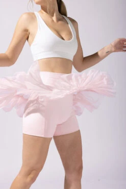 Pirouette Tiered Skort - Tutu Pink -Popflex Clothing Shop OPF4547 Edit