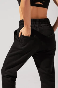 Cloud Rollover Sweatpant - Black -Popflex Clothing Shop OPF6255 Edit 1144185a eeb1 4804 be65 03b4a39ed910