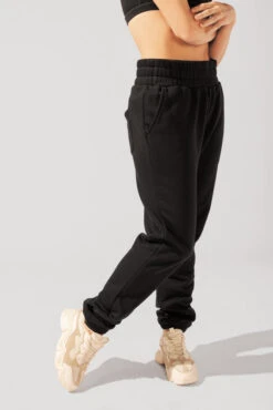 Cloud Rollover Sweatpant - Black -Popflex Clothing Shop OPF6265 Edit dbb8a203 ae07 4752 a466 499d30b50032