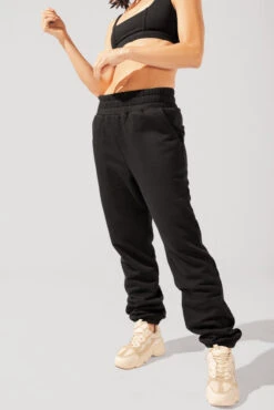 Cloud Rollover Sweatpant - Black -Popflex Clothing Shop OPF6279 Edit 4fde395a a172 4554 9f0b 0c98e8359aee
