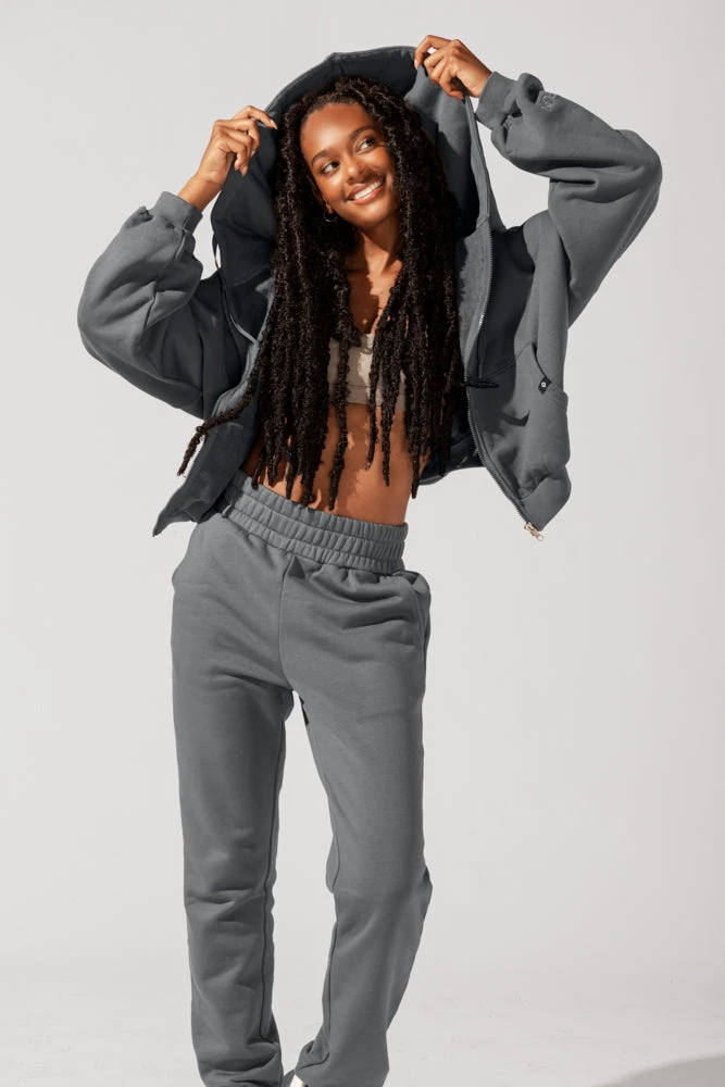 Cloud Rollover Sweatpant - Smoke 4 Cloud Rollover Sweatpant - Smoke - Image 4