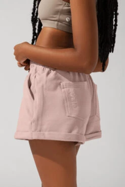 Ooey Gooey Lounge Shorts With Pockets - Ballet Slipper -Popflex Clothing Shop OPF7332 Edit