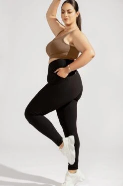Crisscross Hourglass® Leggings With Pockets - Black -Popflex Clothing Shop OPF8183 Edit 57ef45f9 5bcc 49b9 a93a 841178d682f3