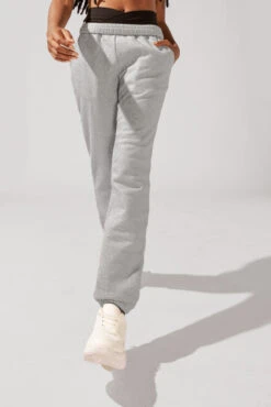 Cloud Rollover Sweatpant - Heather Grey -Popflex Clothing Shop OPF8301 Edit c55ce0ef ef80 4839 b2fc 68ae919e306c