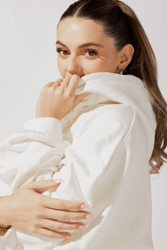 Pullover Cloud Hoodie - White 6 Pullover Cloud Hoodie - White - Image 6