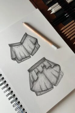 On The Run Ruffle Short - Deep Olive -Popflex Clothing Shop OntheRunRuffleShortSketchPopflex aece86ee 56c4 4071 874b 168710166f3a