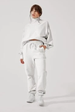 Ooey Gooey Sweatpant - Light Heather Grey -Popflex Clothing Shop OoeyGooeySweatpants HeatherGrey C1021 2567 Edit 8ecf0c9c 1a39 4204 9913 9e22f157bfa7