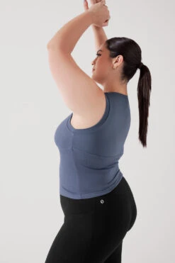 Peekaboo Crew Tank - American Blue -Popflex Clothing Shop PeekabooCrewTank AmericanBlue B1024 1042 Edit 85a07f15 b470 49b3 b9a8 c4bc97014600