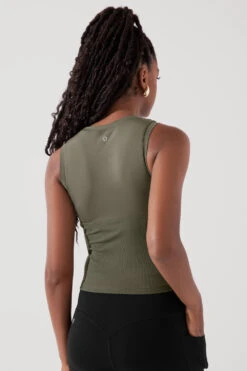 Peekaboo Crew Tank - Ivy -Popflex Clothing Shop PeekabooCrewTank Ivy B1024 0357 Edit 0d4171b9 31db 43c5 a3ec 25a2435be7ab