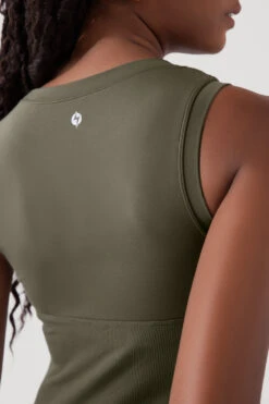 Peekaboo Crew Tank - Ivy -Popflex Clothing Shop PeekabooCrewTank Ivy B1024 0362 Edit d25aed78 2474 4f07 8cf3 cf10d61d4174