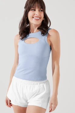 Peekaboo Crew Tank - Sky Blue -Popflex Clothing Shop PeekabooCrewTank SkyBlue B1024 2002 Edit 76108ac0 8b88 4e8d 87b2 72e677d49613