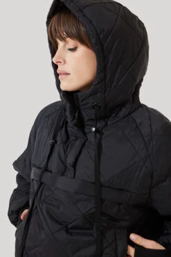 Pillow Packable Puffer Jacket - Black -Popflex Clothing Shop Pillow Packable Puffer Jacket Black E1006 1335