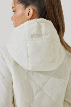 Pillow Packable Puffer Jacket - Coconut Cream -Popflex Clothing Shop Pillow Packable Puffer Jacket Coconut Cream E1006 1906