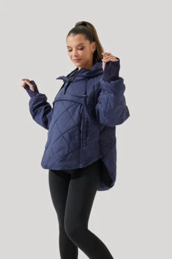 Pillow Packable Puffer Jacket - Peacoat Navy -Popflex Clothing Shop Pillow Packable Puffer Jacket Peacoat Navy E1006 2506