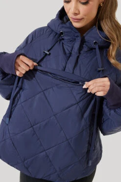 Pillow Packable Puffer Jacket - Peacoat Navy -Popflex Clothing Shop Pillow Packable Puffer Jacket Peacoat Navy E1006 2540