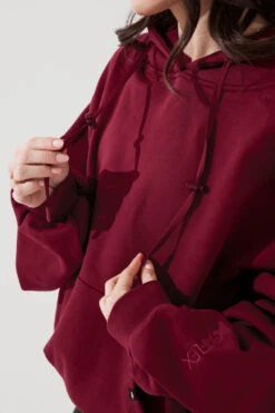 Pullover Cloud Hoodie - Crimson -Popflex Clothing Shop PulloverCloudHoodie Crimson 5022 0132 Edit