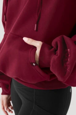 Pullover Cloud Hoodie - Crimson -Popflex Clothing Shop PulloverCloudHoodie Crimson 5022 0159 Edit