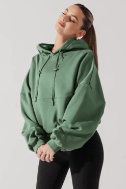 Pullover Cloud Hoodie - Juniper -Popflex Clothing Shop PulloverCloudHoodie Juniper 5002 0090 Edit